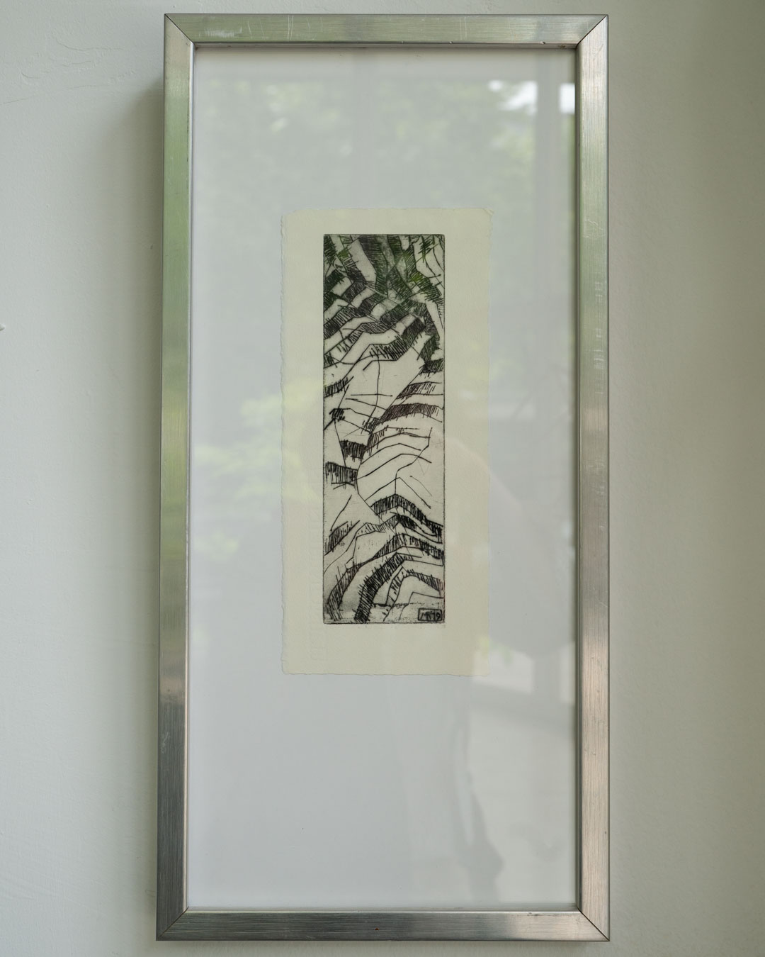 My very fav striped dream — view 1, handprinted by Mascha Rodigina, Cologne