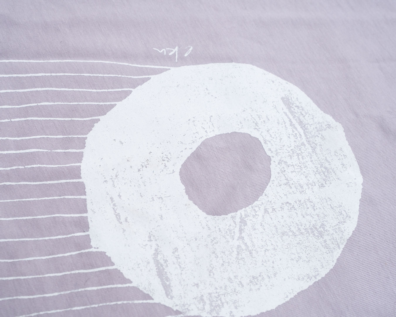 internal connection oversized T — view 3, handprinted by Mascha Rodigina, Cologne
