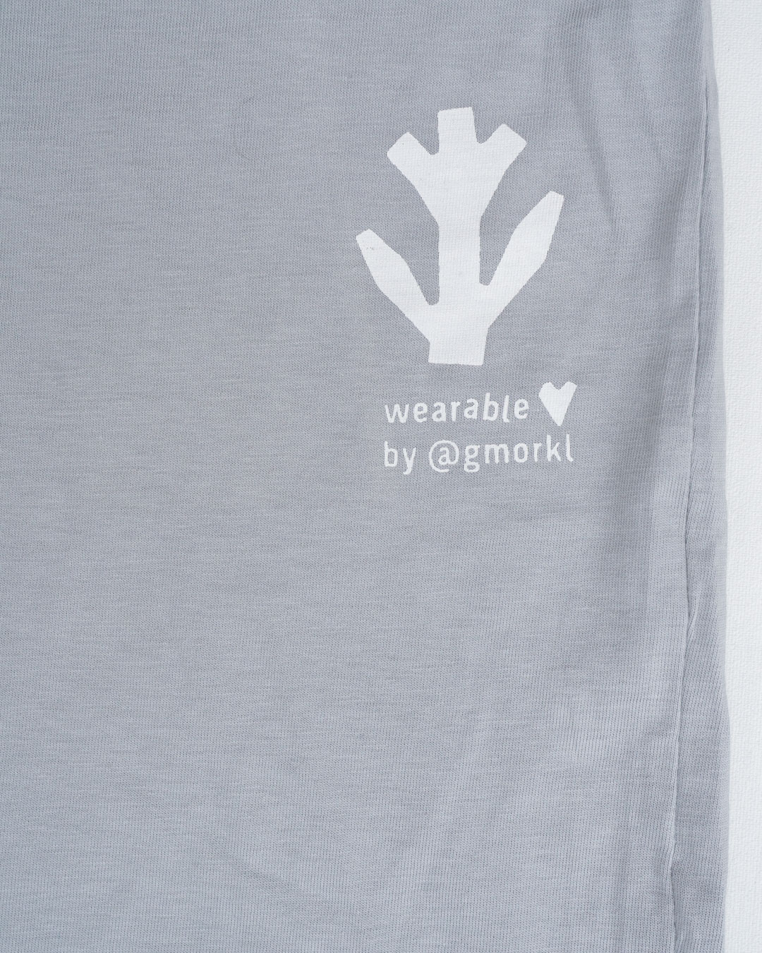 winter bloom t-shirt oversize — view 3, handprinted by Mascha Rodigina, Cologne