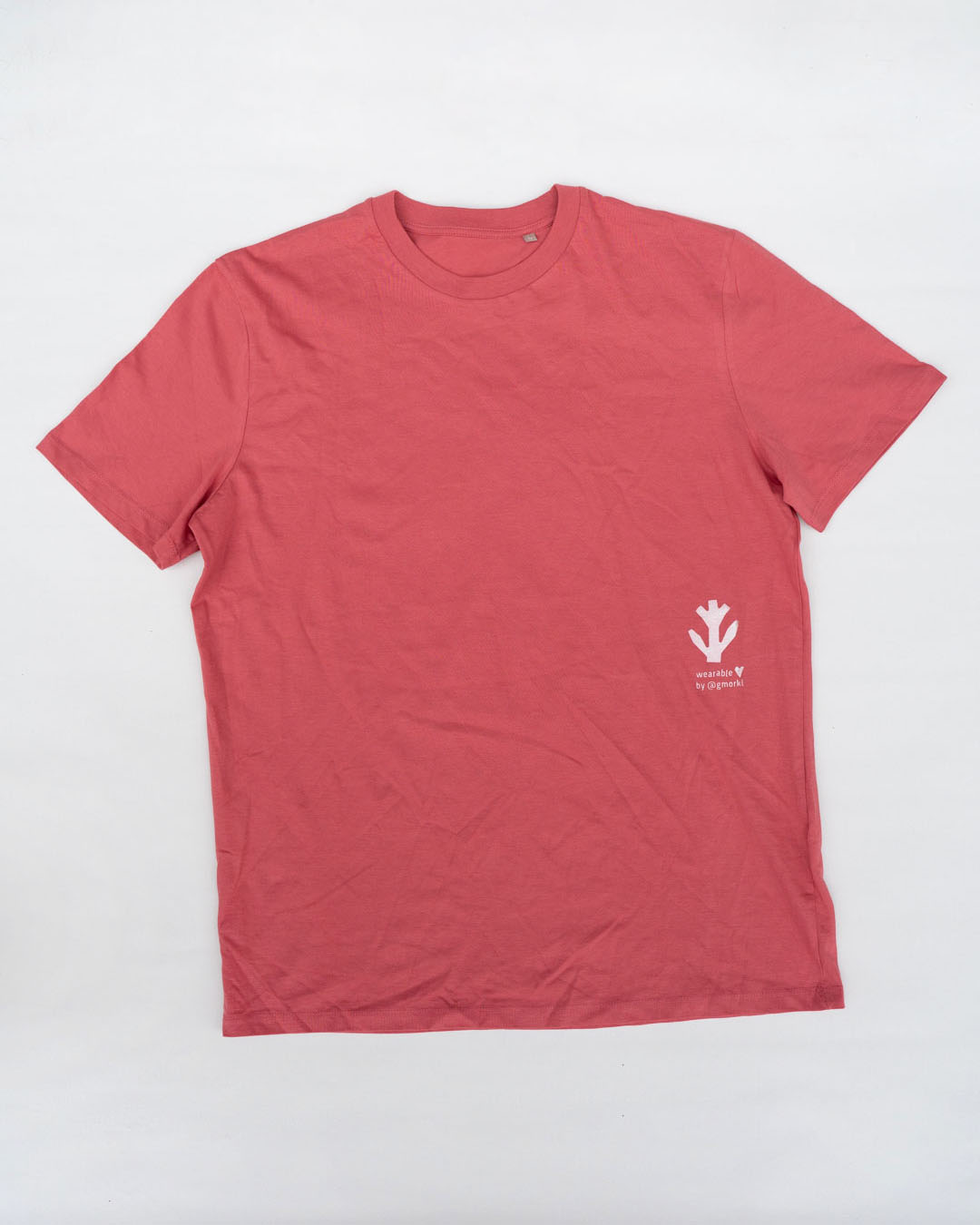 summer bloom t-shirt oversize — handprinted wearable art by Mascha Rodigina, Cologne