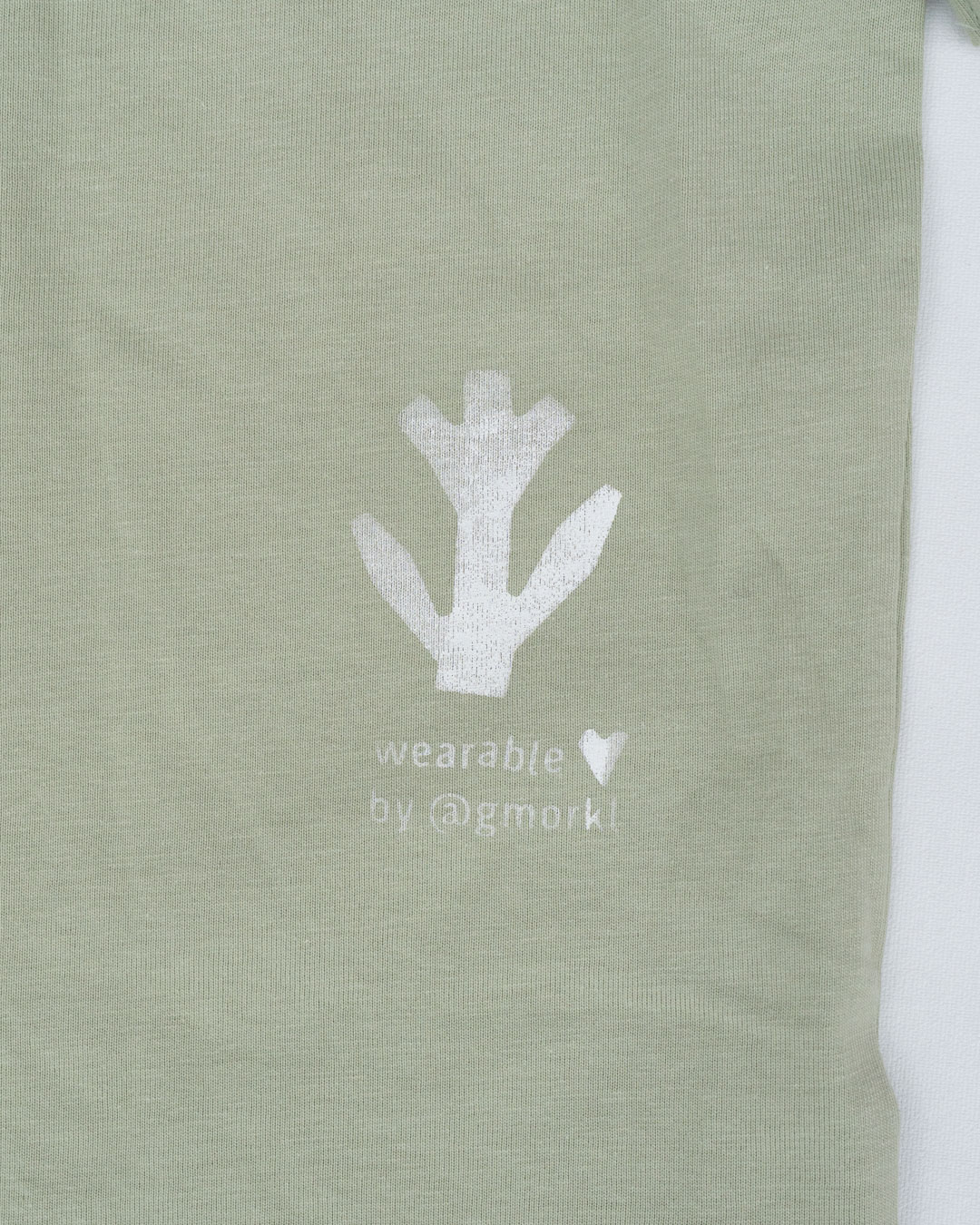 spring bloom t-shirt oversize — view 3, handprinted by Mascha Rodigina, Cologne