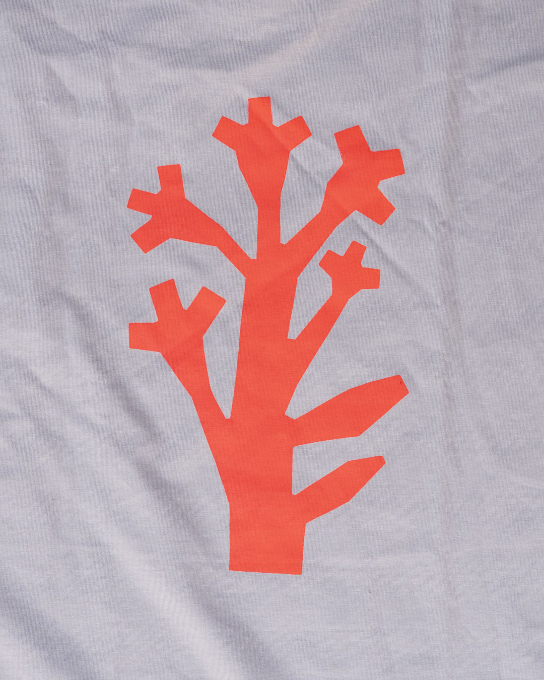 Neon bloom lilac T oversize — view 5, handprinted by Mascha Rodigina, Cologne