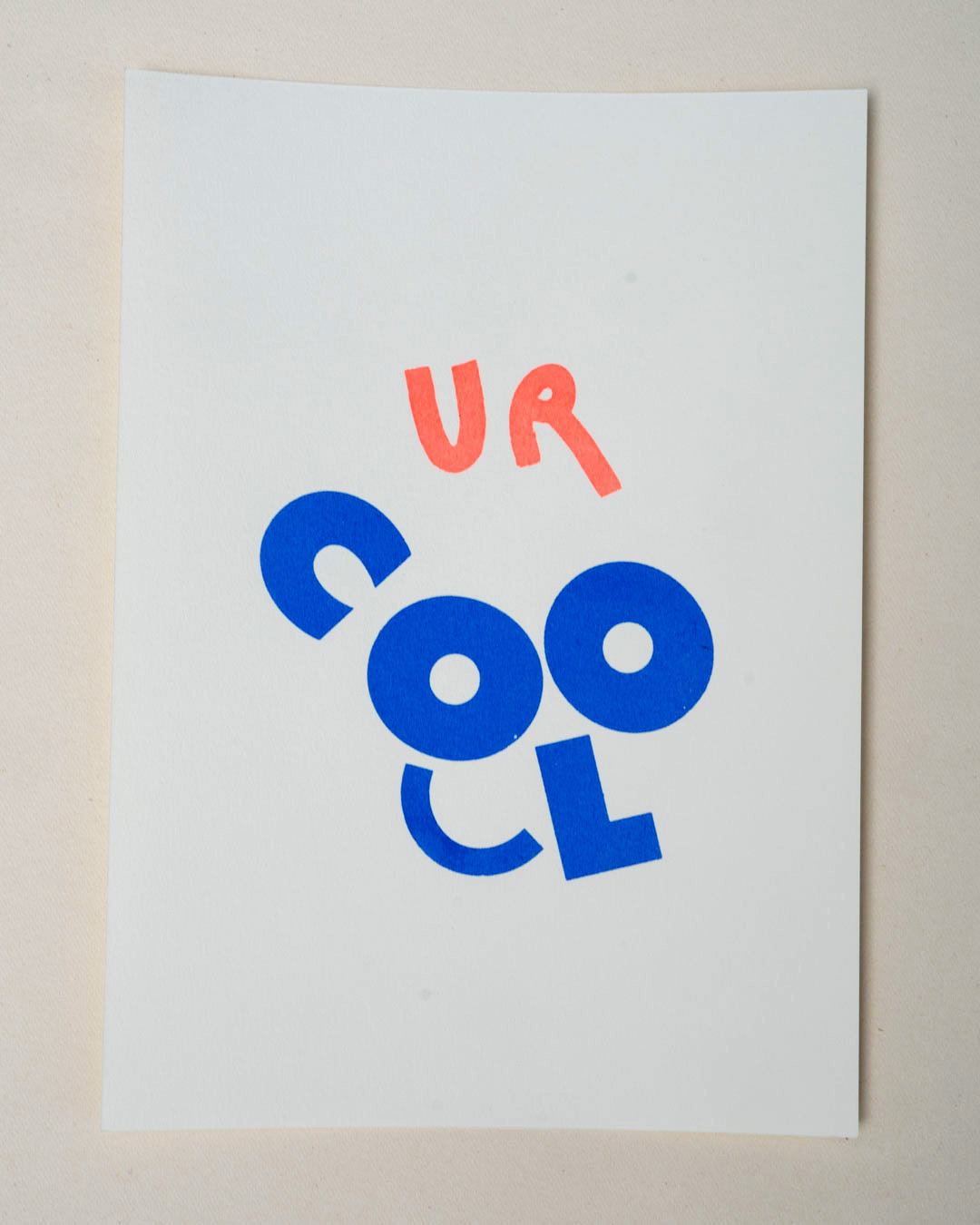 ur good — handprinted wearable art by Mascha Rodigina, Cologne