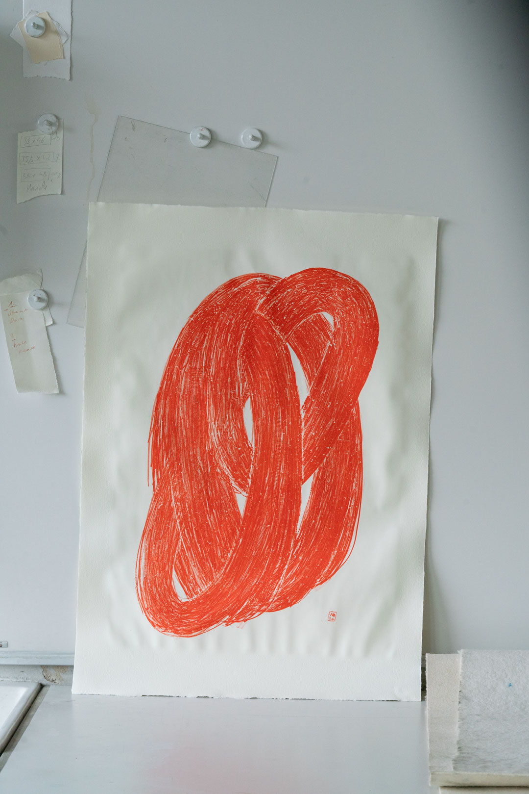Größer als ich — view 3, handprinted by Mascha Rodigina, Cologne