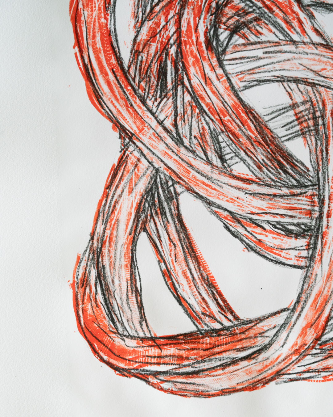 Fiktive Spontanität — view 2, handprinted by Mascha Rodigina, Cologne