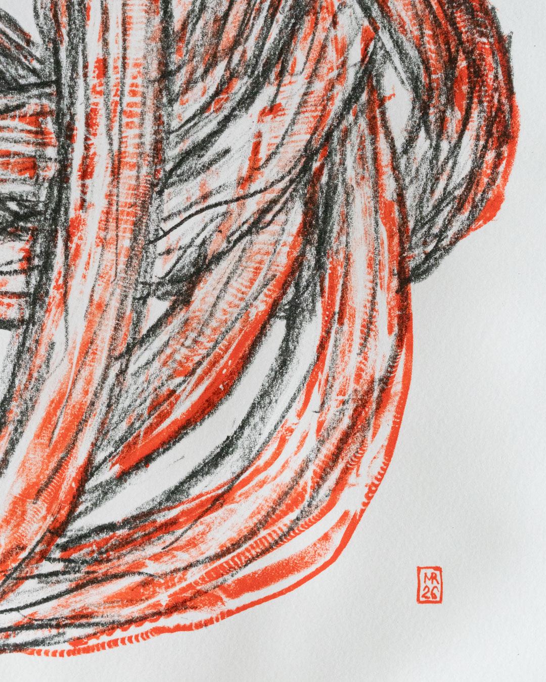 Fiktive Spontanität — view 3, handprinted by Mascha Rodigina, Cologne